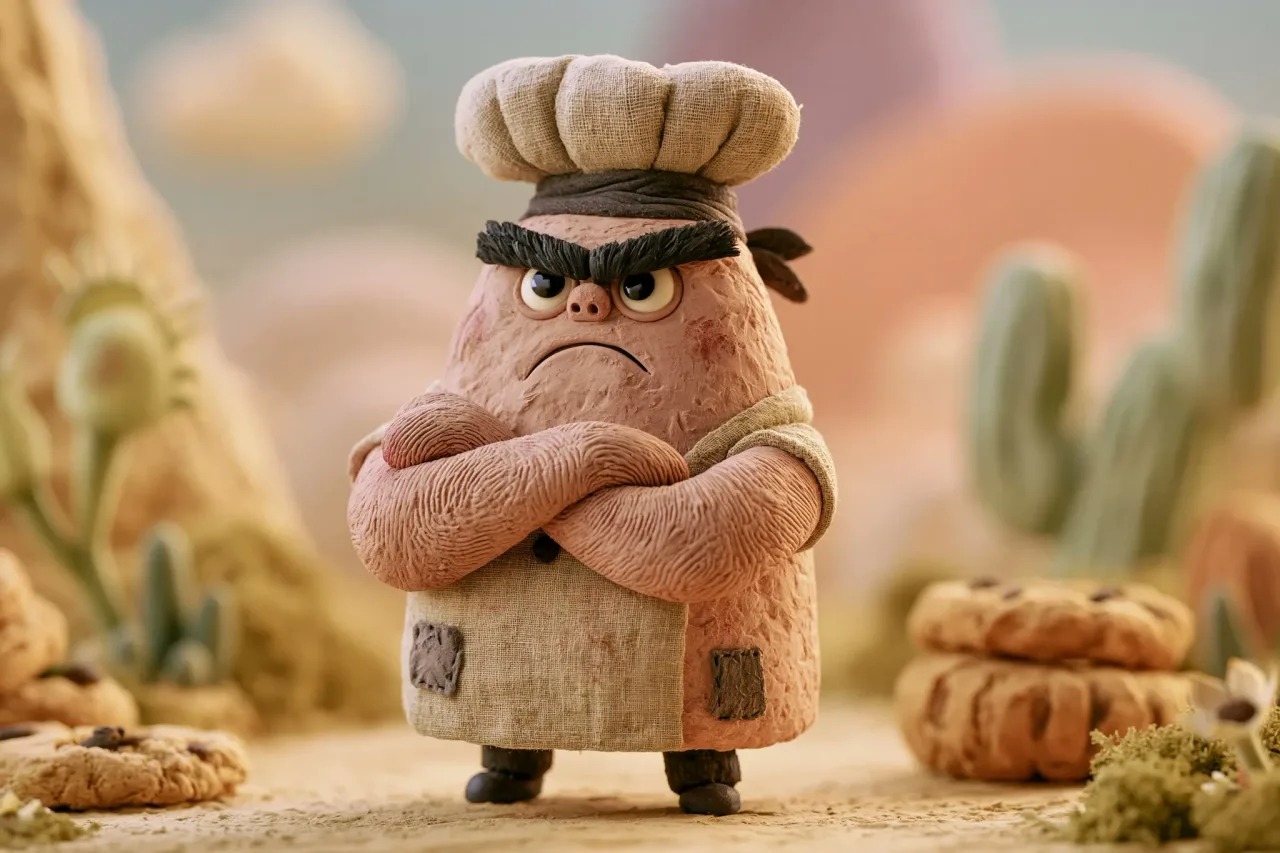 پرامپت خلق تصاویر انیمیشن خمیری (Claymation)
