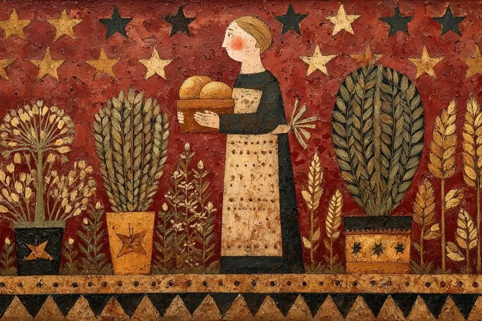 پرامپت تولید تصاویر عامیانه (Naive Folk Art)